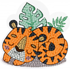 Мозаика алмазная «Тигр» - Фото 1