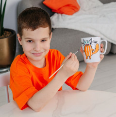 Кружка-раскраска «Нарисуй сам» - Фото 1