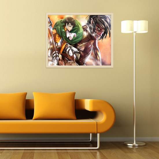 Картина по номерам «Атака титанов. Эрен»