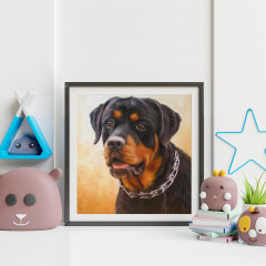 Картина по номерам «Ротвейлер» - Фото 1