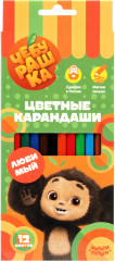 Набор карандашей цветных «Чебурашка» - Фото 1