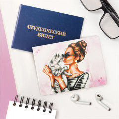 Обложка для студенческого билета «Meow» - Фото 2