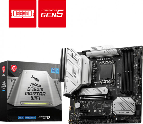 Материнская плата MSI MAG B760M Mortar Wifi