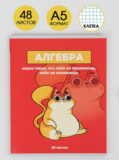 Тетрадь предметная «Алгебра»