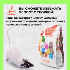 Корм для декоративных крыс и мышей «Фруктовое ассорти» - Фото 6