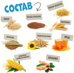 Палочки для мелких грызунов «Мед и орехи» - Фото 4