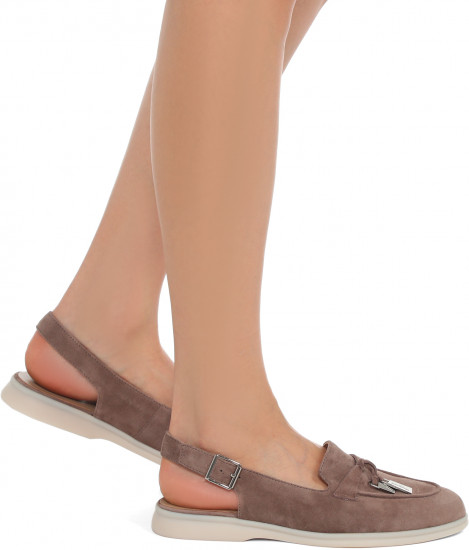 Лоферы-слингбэки женские