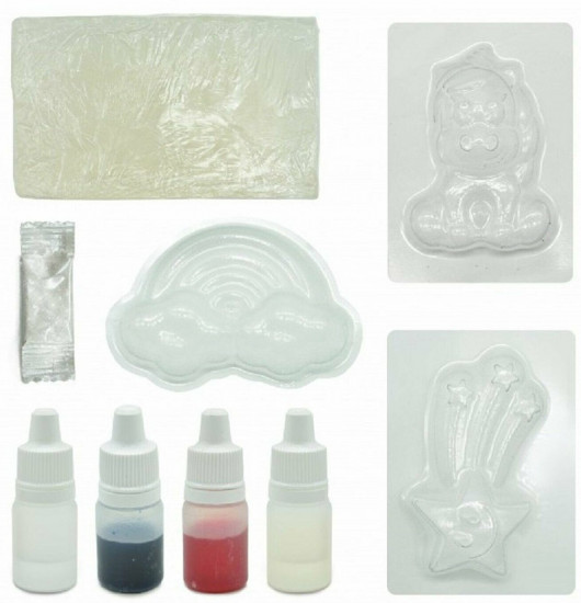 Набор для мыловарения «Единорог, звезда, радуга»