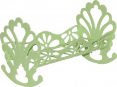 Кроватка-качалка сборная для кукол (в пакете) - Фото 3