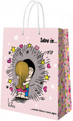 Пакет подарочный «Love is...» - Фото 1