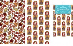 Набор полотенец вафельных «Матрешки» (40х70), 2 штуки - Фото 2