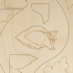 Набор для росписи по дереву «Лиса» - Фото 2