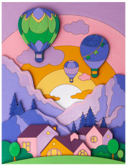 Набор для росписи по дереву «Воздушные шары» - Фото 4