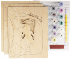 Набор для росписи по дереву «Качели» - Фото 1