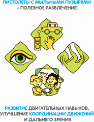 Пистолет с мыльными пузырями «Саксофон» - Фото 3