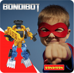 Трансформер «Робот-дорожный трактор с ковшом» - Фото 5