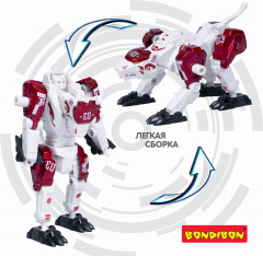 Трансформер 2 в 1 «Робот-белый тигр» - Фото 10