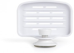 Мыльница для душа настенная «Flex», белая - Фото 3