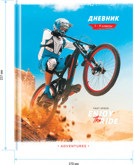 Дневник школьный «Enjoy the ride»
