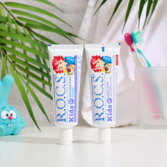 Набор зубной пасты детской со вкусом мороженого «Фруктовый рожок» - Фото 1
