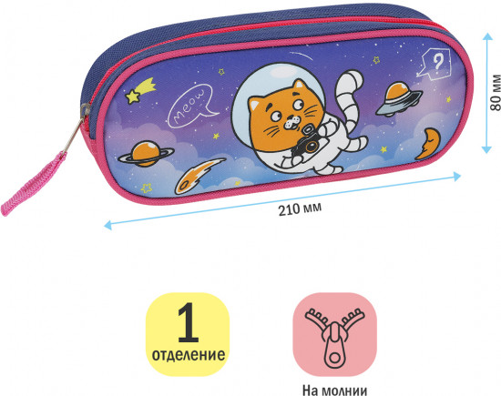 Пенал-футляр «CosmoCat»