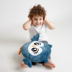 Игрушка мягкая «Сова Акула» - Фото 7