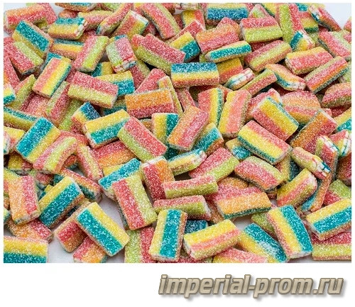 Мармелад жевательный Bricks Pica Rainbow