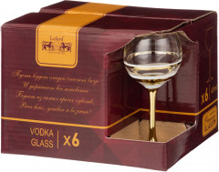 Набор рюмок «Line gold» - Фото 1