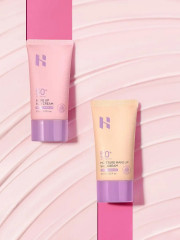 Крем для лица солнцезащитный и база под макияж увлажняющая  с тонирующим эффектом SPF 50+ PA++++ - Фото 3