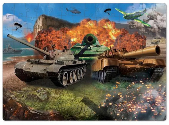 Пазл «Военная техника»