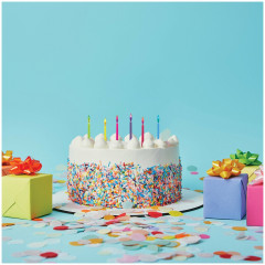 Набор свечей для торта с цветным пламенем - Фото 5