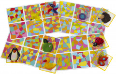 Лото для малышей. Разноцветные картинки. Подбираем витражи - Фото 6