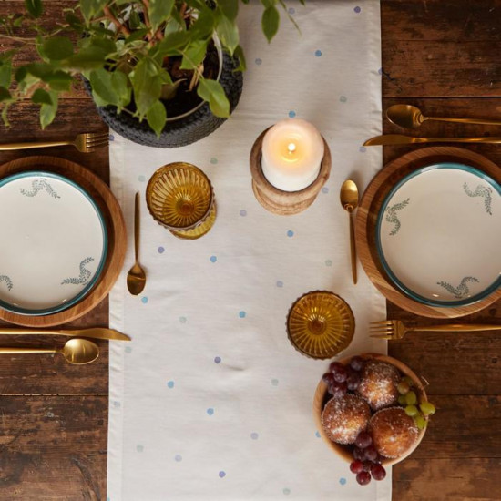 Дорожка на стол «Незабудки»