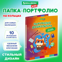 Папка-портфолио на 4-х кольцах для дошкольника «Кошечка» - Фото 5