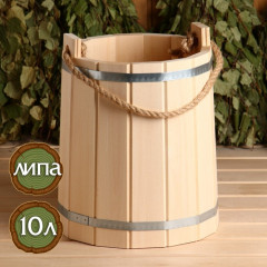 Ведро из липы с пластиковой вставкой - Фото 1