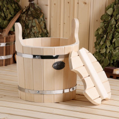 Запарник из липы с крышкой - Фото 1