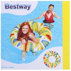 Круг для плавания с ручками, d-107 см - Фото 1