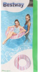Круг надувной для плавания с ручками «Полоска», d-91 см - Фото 2