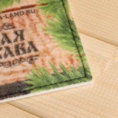 Коврик банный придверный с принтом «С легким паром» - Фото 2