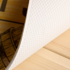 Коврик банный придверный с принтом «Чистое тело-залог здоровья» - Фото 1