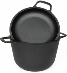 Кастрюля с крышкой-сковородой - Фото 1