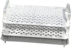 Коптильня с крышкой двухъярусная - Фото 1