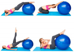 Фитбол полумассажный - Фото 3