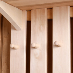 Полка-вешалка настенная с зеркалом - Фото 4