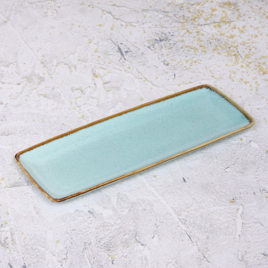 Блюдо керамическое «Tiffany Blue»