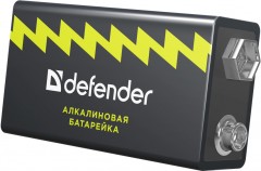 Батарея 6LR61 «Defender» Alkaline -1B (9V Крона), 1 штука - Фото 1