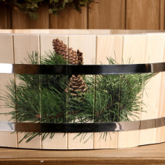 Шайка с нержавеющей вставкой - Фото 3