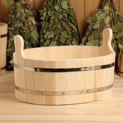 Шайка из липы овальная - Фото 5