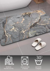 Коврик для ванной и туалета «Мрамор» - Фото 2