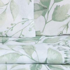 Комплект постельного белья «Акварельные листья» - Фото 2